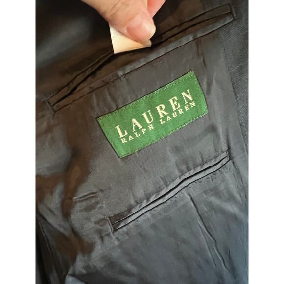 Ralph Lauren Suit blazer men size 46L WOOL grey 2 buttons - Picture 3 of 10